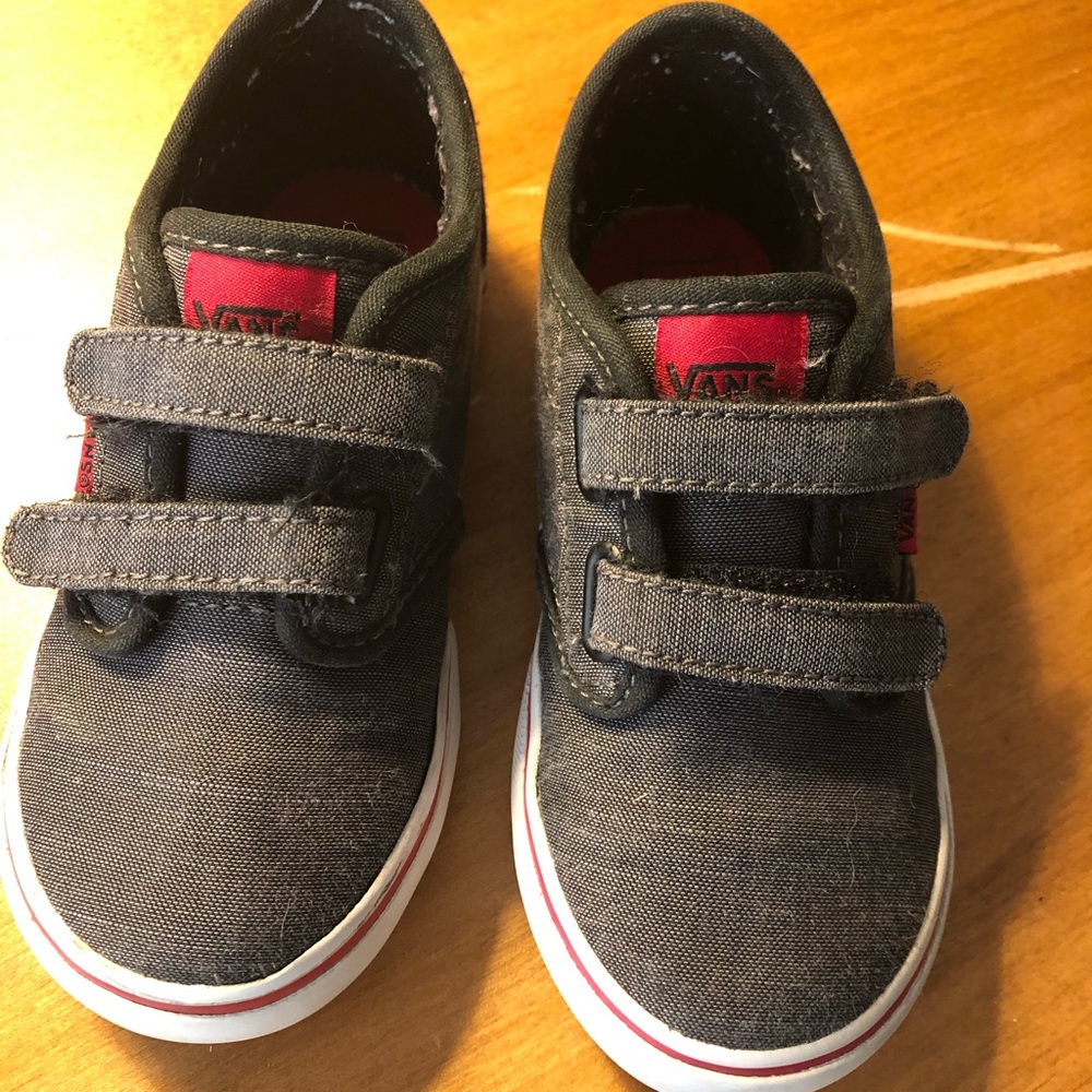 Boys Velcro VANS sneakers